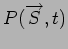 $ P(\overrightarrow{S},t)$